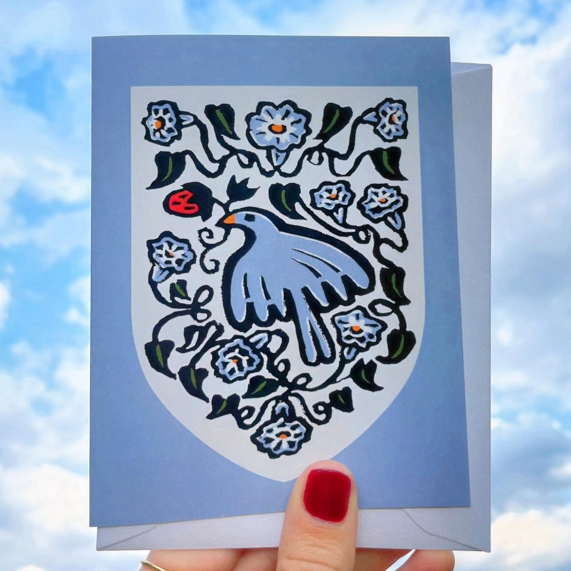 Bird & Berry Greeting Card