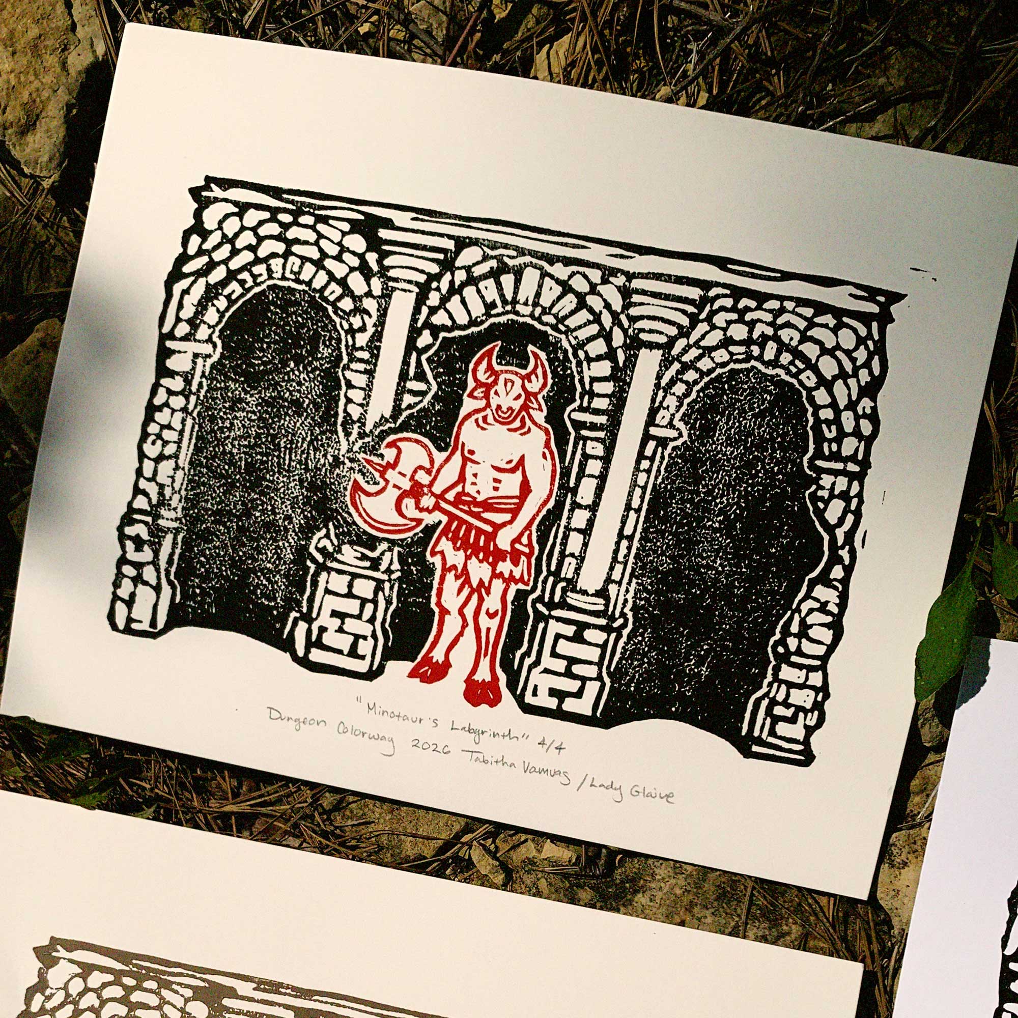 Minotaur Art Print - Limited Edition
