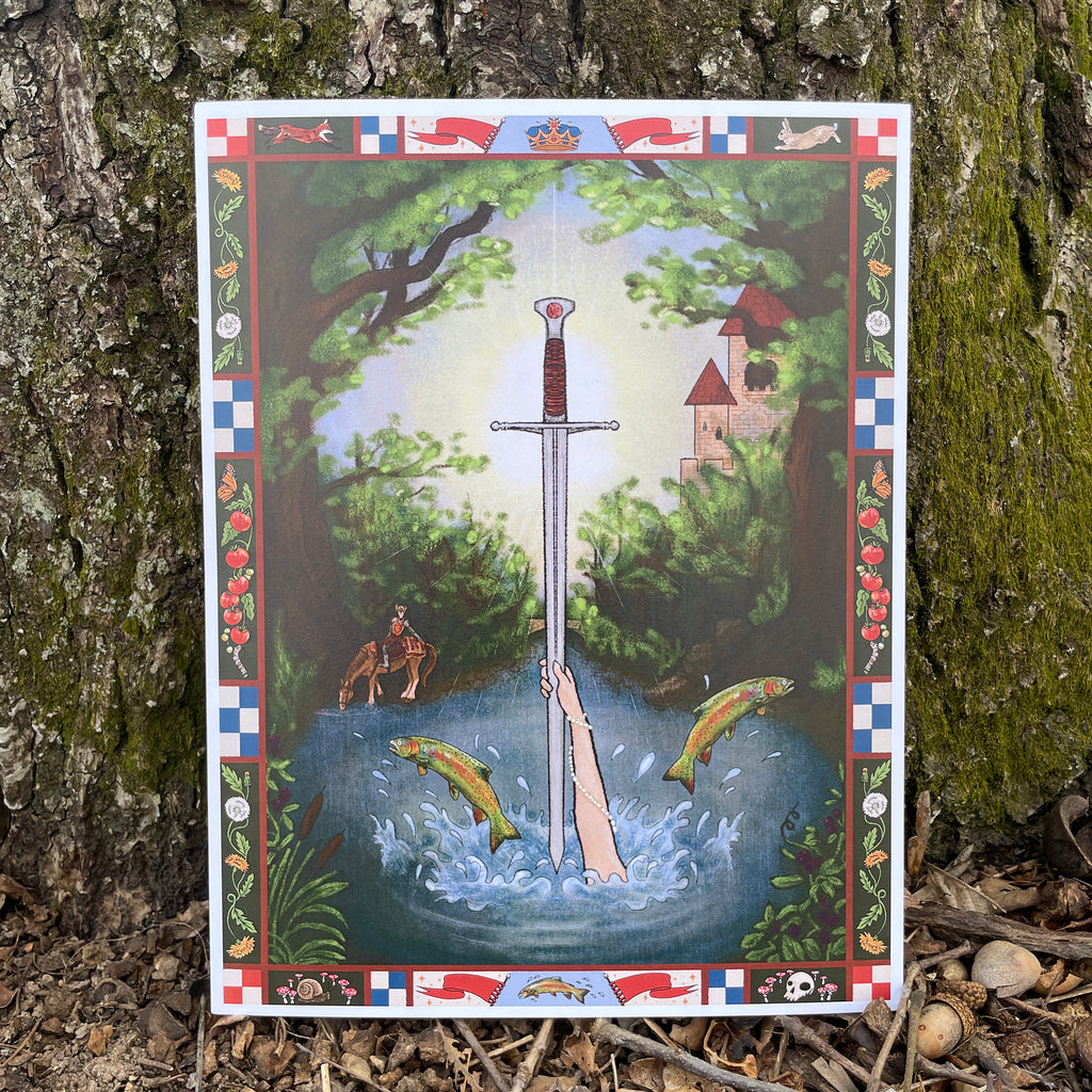 Lady of the Lake Art Print