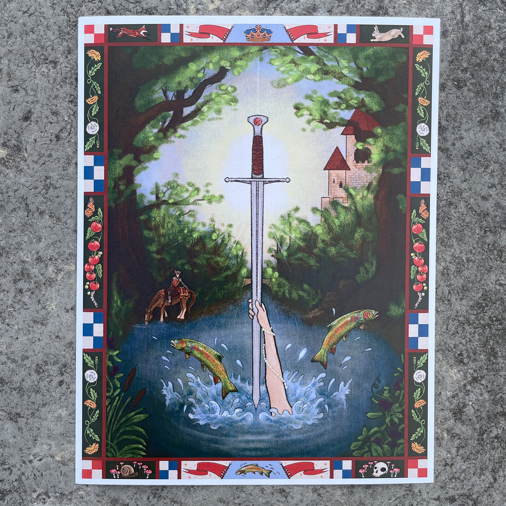 Lady of the Lake Art Print