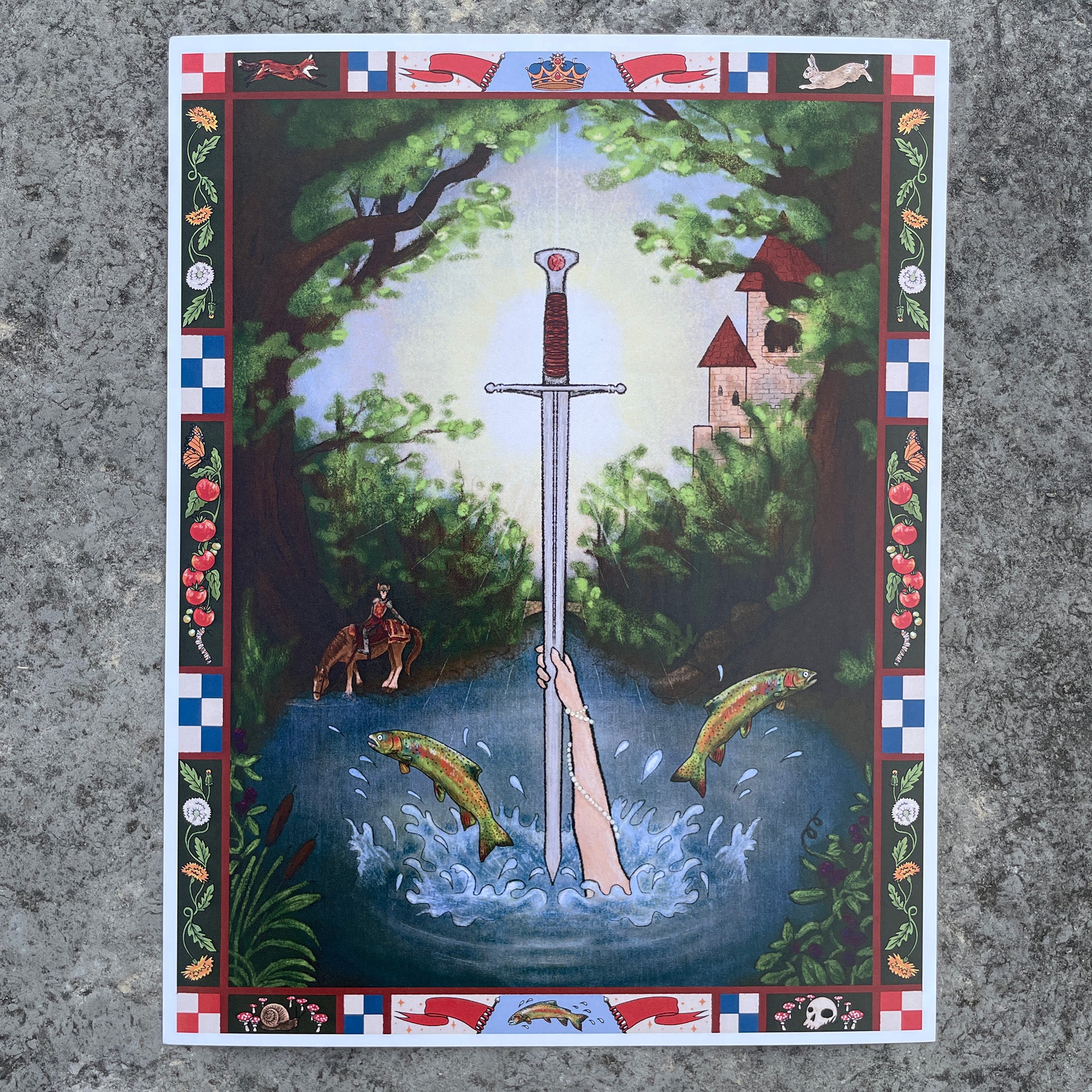 Lady of the Lake Art Print