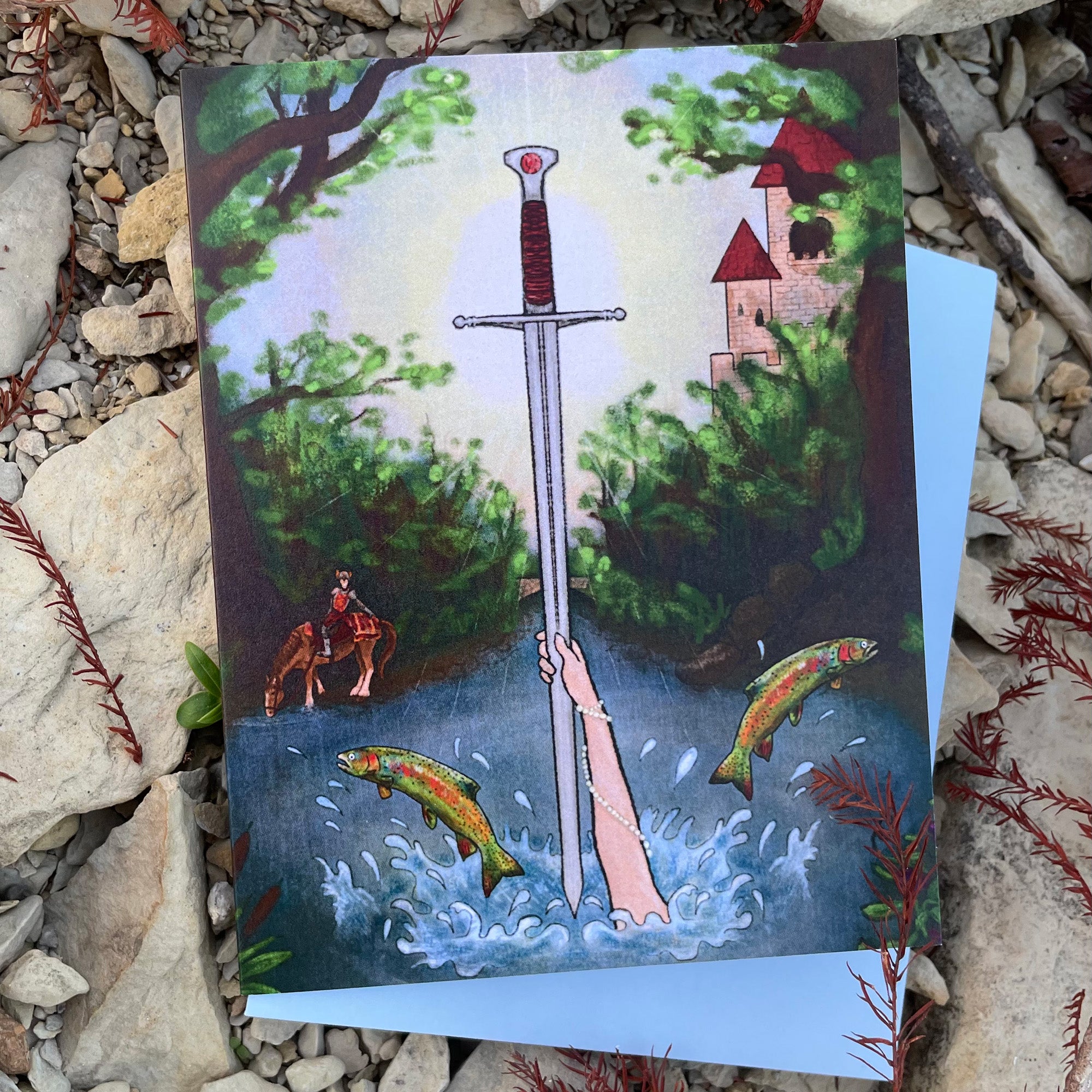 Lady of the Lake Greeting Card