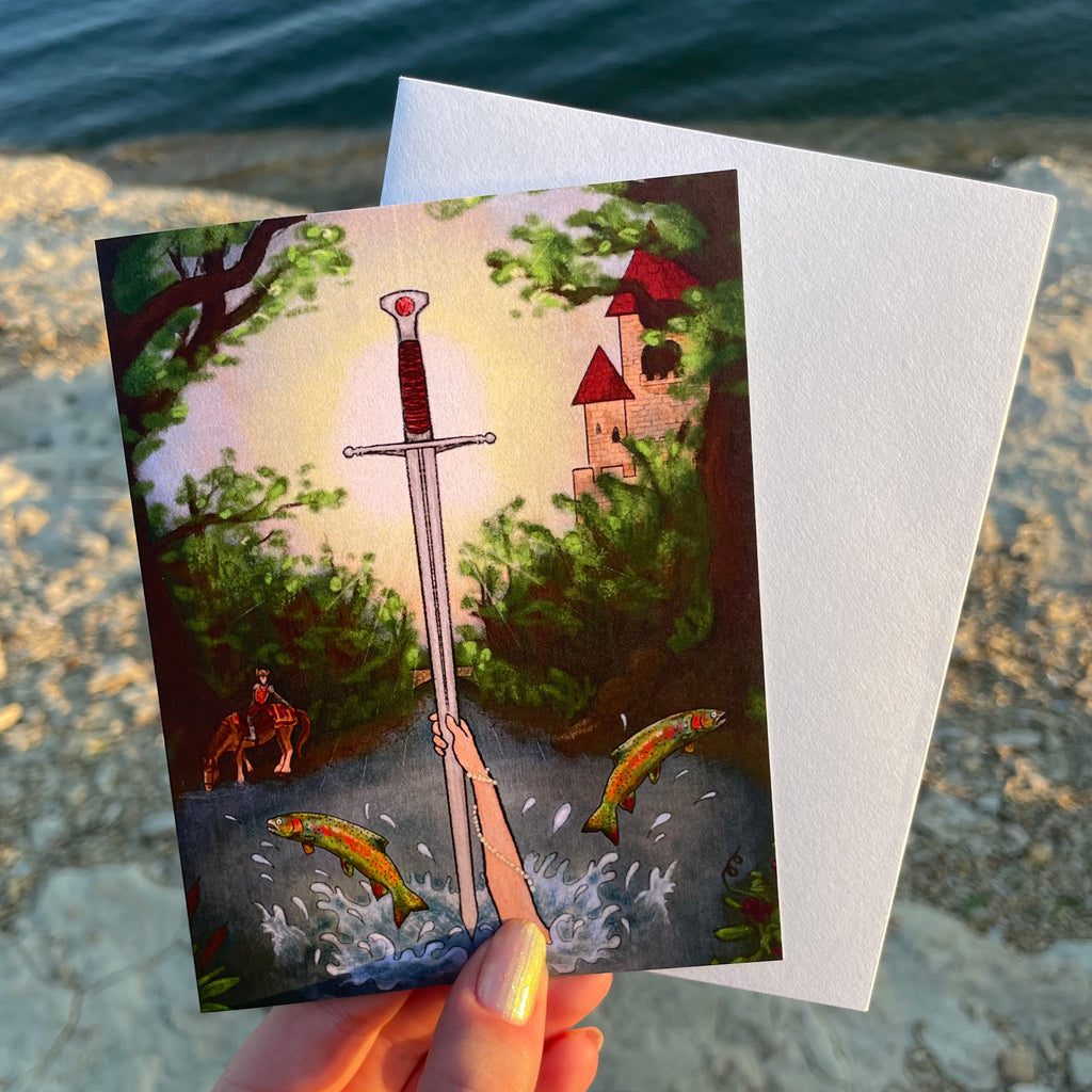 Lady of the Lake Greeting Card