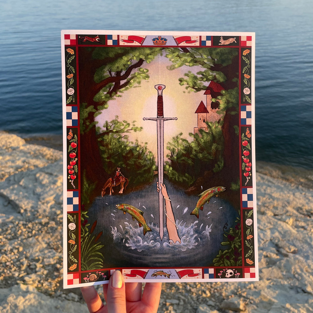 Lady of the Lake Art Print