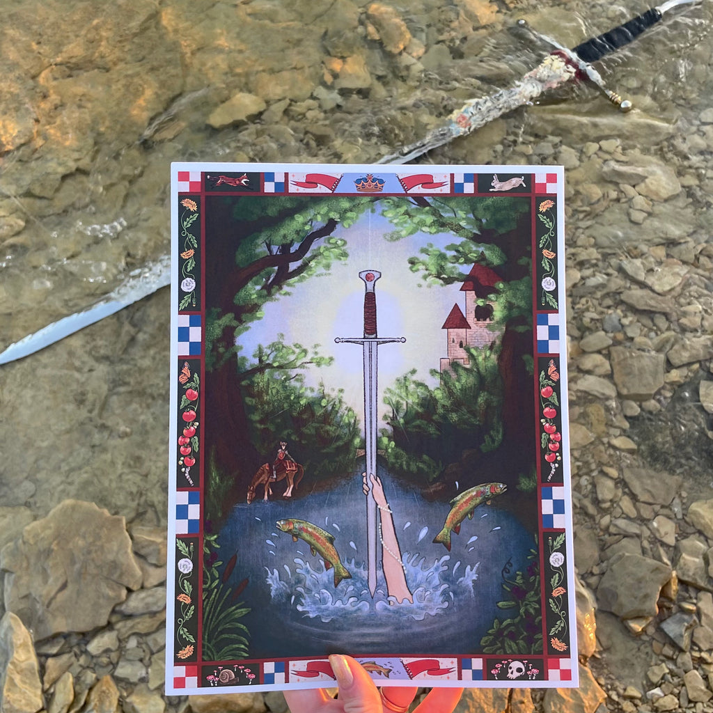 Lady of the Lake Art Print