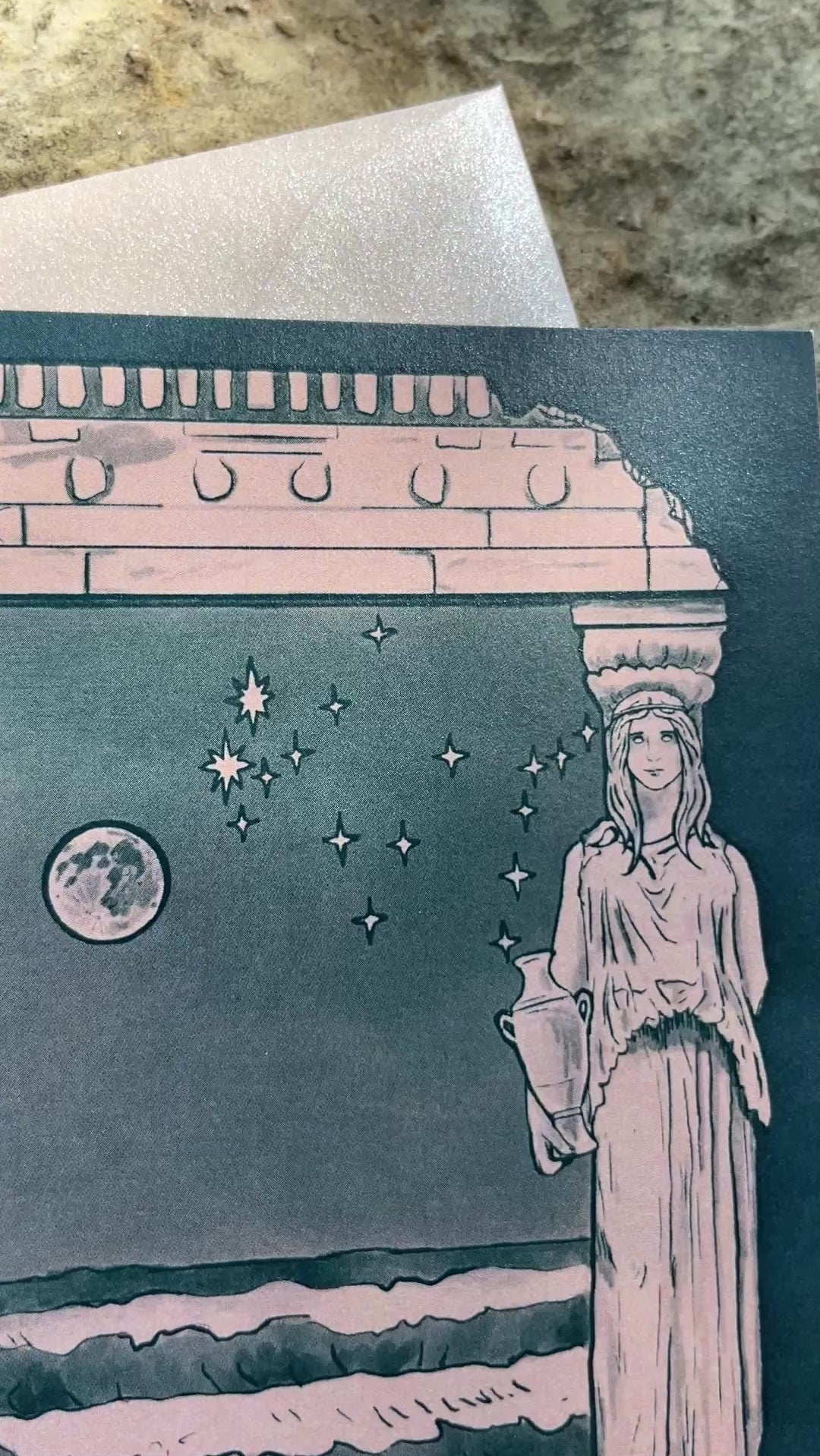 Caryatids Greeting Card